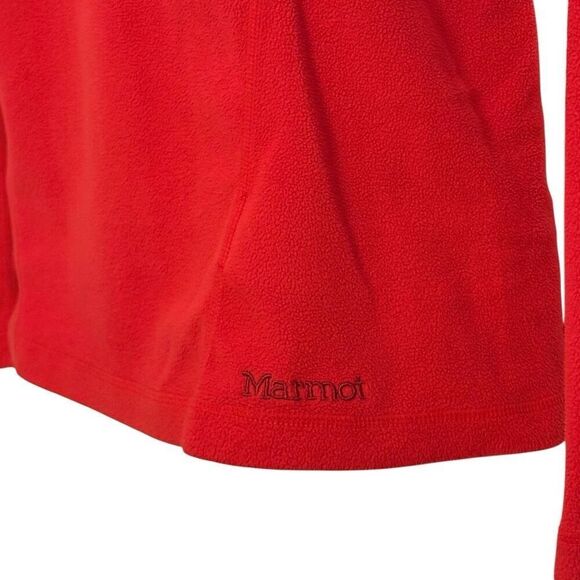 Marmot Fleece Jacket Team Red Lightweight Half Zip Base Layer. Size Medium - Picture 9 of 9